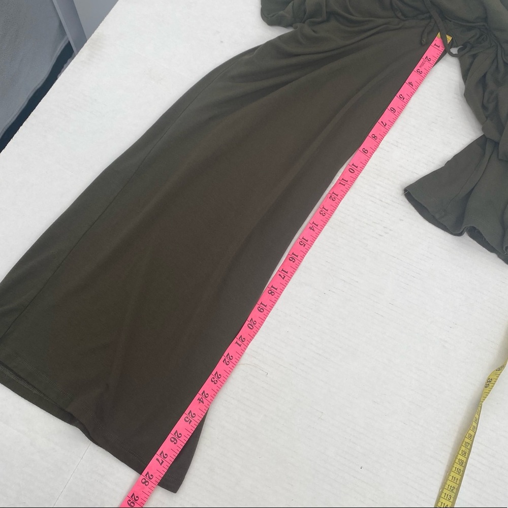 MICHAEL STARS Pantsuit Jumpsuit Small Olive Green - Picture 7 of 8